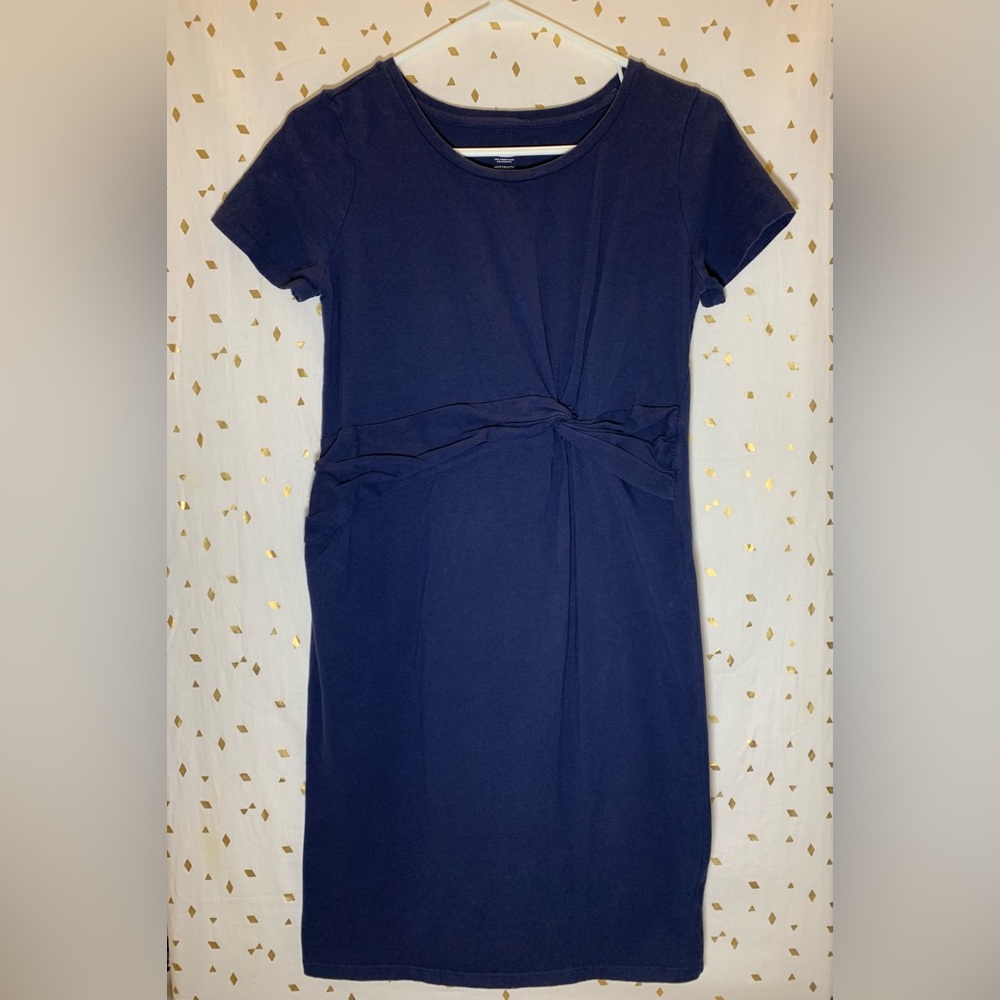 Old Navy navy maternity dress - size medium